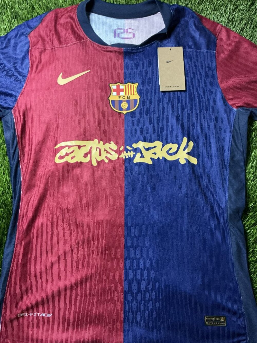 FC Barcelona Player Version Travis Scott Size L Slim Fit